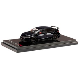 1/64 Honda CIVIC TYPE R (FL5) RACING BLACK PACKAGE / Car with Genuine Optional Parts Crystal Black Pearl