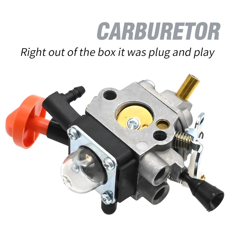 Vkinman 4180-120-0615 Carburetor Kit, Replacement for Stihl FS89 FS89R FS91