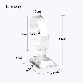 2PCS Clear Watch Display Stand Transparent Watch Stand Holder Wrist Jewelry Bracelet Display Stands Rack for Home Or Store Use
