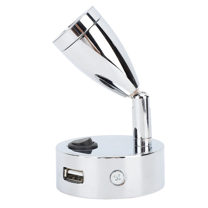 DC10‑30V LED RV Bedside Lamp Aluminum Alloy High Brightness RV