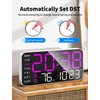 MASHI 8.4''Large Digital Wall Clock, Led Alarm Clock with Big