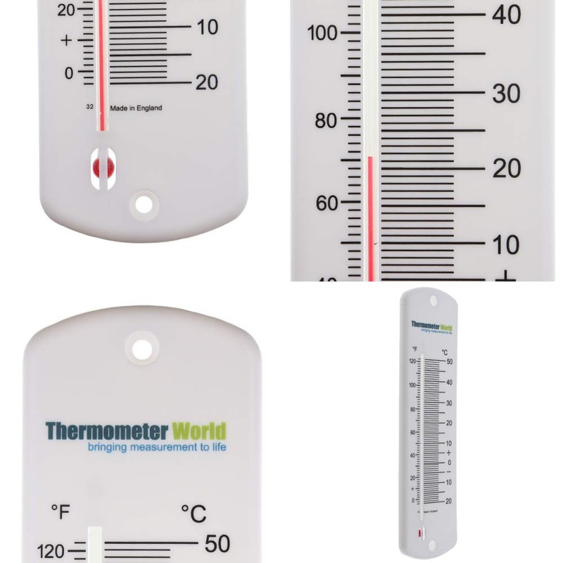Large Wall Thermometer Garden Greenhouse Home Office Room Use Indoor