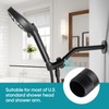 Cobbe Shower Arm with Flange and Teflon Tape, 6-Inches Wall