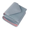 HANATORA SA03-B Genuine Leather Mini Wallet, Italian Leather, Trifold Wallet,