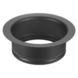 M METERXITY 1-Pack Garbage Disposal Sink Flange, Kitchen Sink Replacement Accessories, Garbage Disposal Parts, Universal Flange Fit for 3-1/2 Inch Standard Sink Drain Hole [Black]