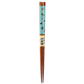 Kawai 802848 Chopsticks Octagonal Mari and Cat Blue 802.5 cm (22.5 cm) Dishwasher Safe Non-slip Made in Japan