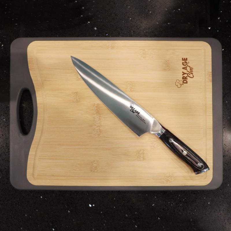 Dry Age Chef German Stainless Steel Chef/Butcher Knife & Hybrid