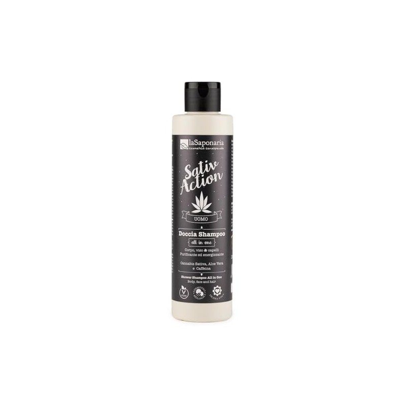 Sativ Action Shower Shampoo All-in-One 200 ml