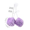 ECSiNG Car Hanging Furry Dice Soft Ornament With Suction Cup