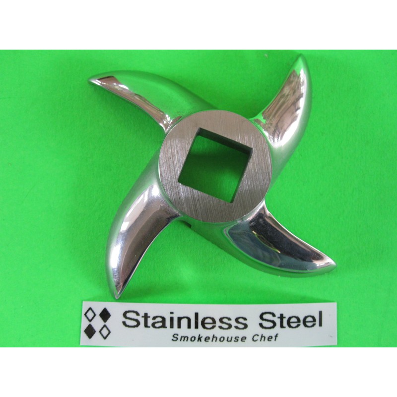 Meat Grinder Grinding Plate Knife Combo size 12 knife and