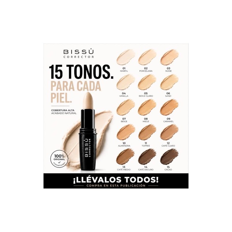 Bissu Corrector en Barra, Empodérate con Belleza y Éxito (09