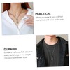 FOMIYES Glass Urn Necklace with Sand Clock Pendant Memorial Jewelry