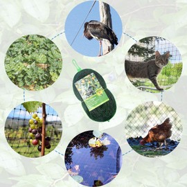 MAILEKT Bird Nets Bird Protection Net, Bird Net, 4 x 10 m for Garden and Raised Bed, Effective Protection Against Pigeons and Other Birds, Tight Mesh and Stable for Fruit Trees, Strawberries and