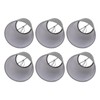6 Pcs Cloth Lamp Shade Good Light Transmission E14 Candle