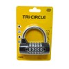 Tri-Circle Combination Lock 65mm BC - Robust and Secure Combination