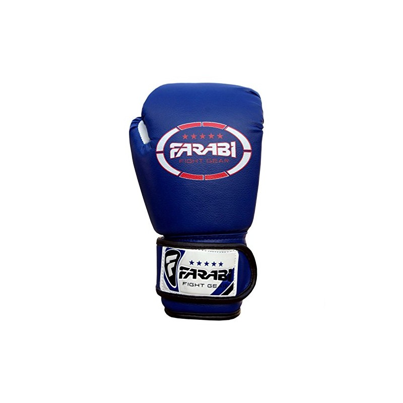 Farabi Kids Boxing Gloves 4-oz Blue