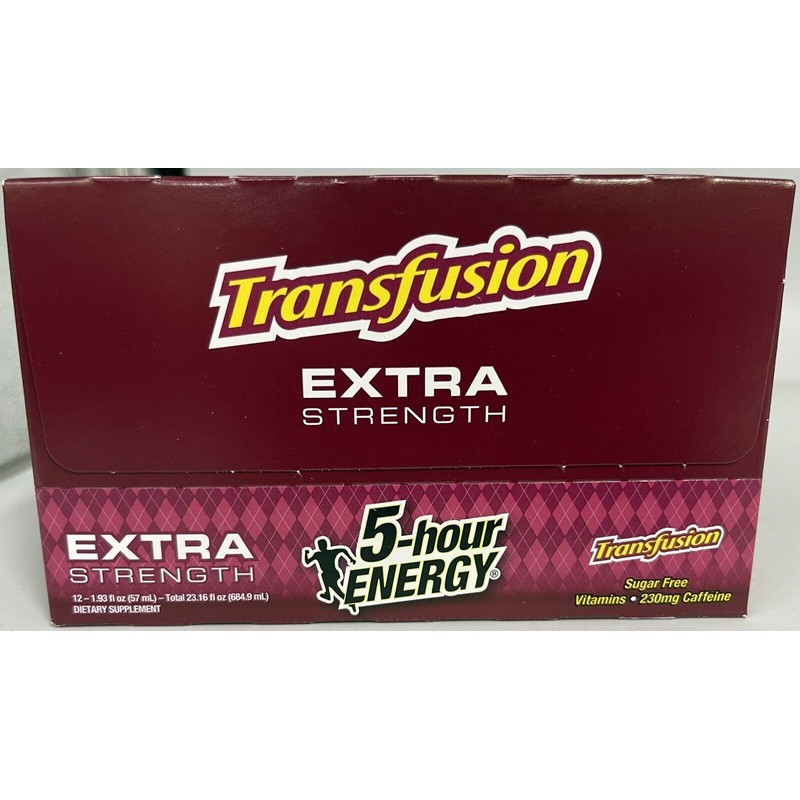 5-hour ENERGY 5 Hour Energy Extra Strength Transfusion 12 Ct