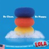 Lola Products Heavy Duty Plastic Mesh Scourers - 3.75" x
