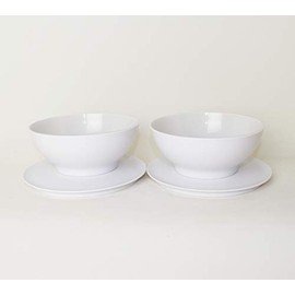 TUPPERWARE Allegra Serving Bowl 2 x 275 ml White/Silver