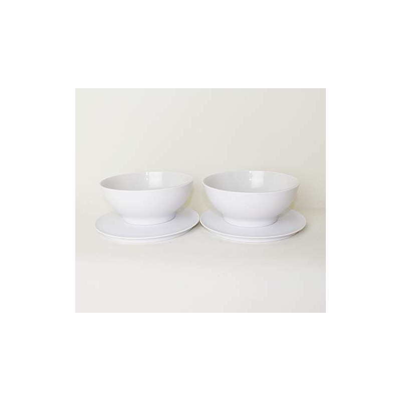 TUPPERWARE Allegra Serving Bowl 2 x 275 ml White/Silver