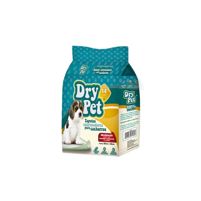 Dry Pet Tapete Entrenador para Perro de 14 Piezas