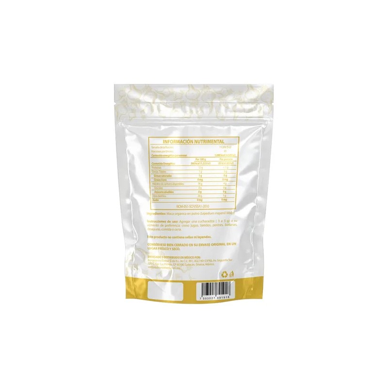 Maca En Polvo 450gr 90 Porciones Wellthy
