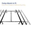 Nestl Adjustable Bed Frame - Double Bed Frame Expands to