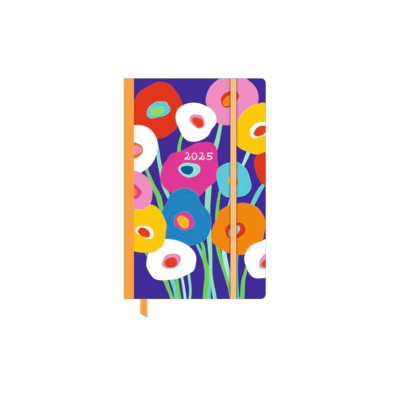 Dominique Vari Blossom - Weekly Notebook Calendar Small 2025 -