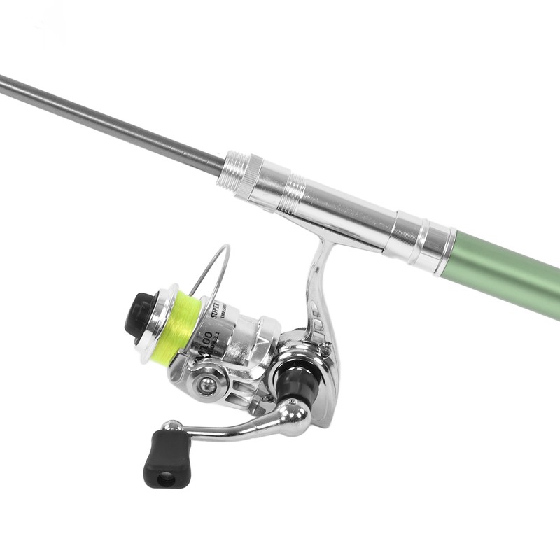 Portable Mini Pen Shape Fishing Rod Pole Pocket Retractable Fishing