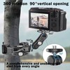 Edithown Super Clip Camera Clamp, with 360 Degree Dual Ball