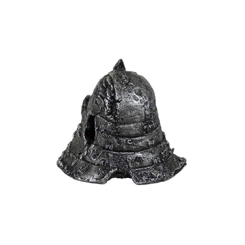 CLASSIC Skull with Helmet Aquarium Fish Tank Ornament (137 x