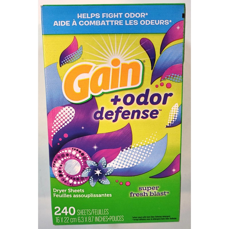 Gain 2 - Gain Odor Defense Super Fresh Blast Fabric