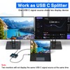 USB C Switch 2 in 1 Out/1 in 2 Out
