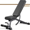 Uslim Adjustable Weight Bench, 1200LB Heavy Duty Wokrout Bench for