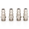 Pack of 4 1/4 Inch BSP Quick Connector Quick Coupling