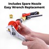 Heavy Duty Adjustable Spray Gun, 3/8"Brass Hose Barb, Agricultural Spray