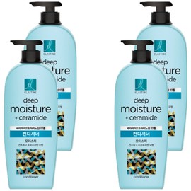 Elastine Ceramide Moisture Conditioner, 680ml, 4 pieces / 엘라스틴 세라마이드 모이스처 컨디셔너, 680ml, 4개