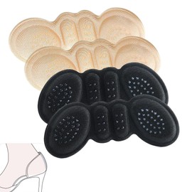 4 Pares de Almohadillas Antideslizantes para el Talón para Mujeres y Hombres,Plantillas para Zapatos Tacones Protector, Almohadillas de Talón Adheribles para Zapatos de Mujer y Hombre, Cojines de Talón para Evitar Resbalones, Ampollas, Rozaduras