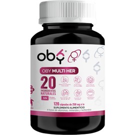 OBY Multivitaminico Mujer con Biotina y Colágeno Hidrolizado 120 cápsulas