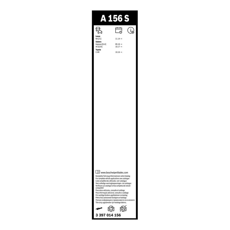 Brush Wiper Blades Bosch 3397014156