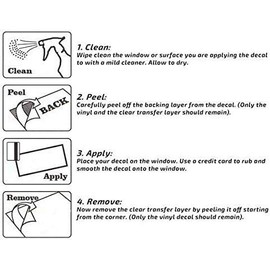 Squirrel Vinyl Sticker Decals for Car Bumper Window Laptop Tablet Phone (Black, 4")