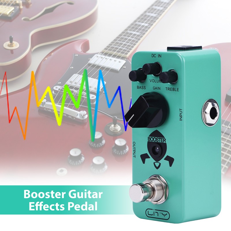 Lity Booster Guitar Pedal Mini Booster Effects Pedal Pure Clean