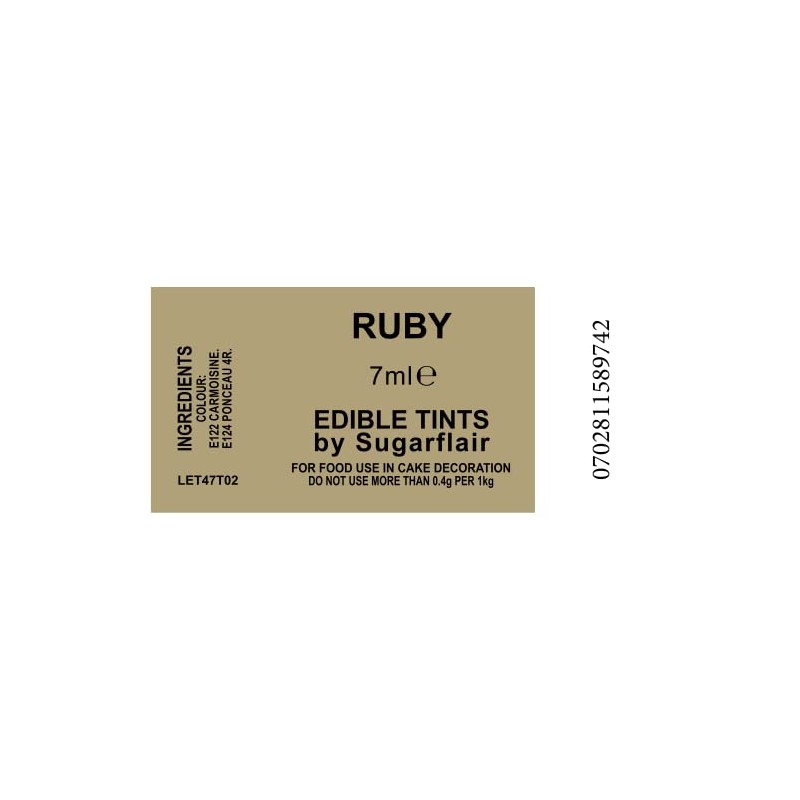 Sugarflair Blosom Tint Edible Dusting Powder - Ruby