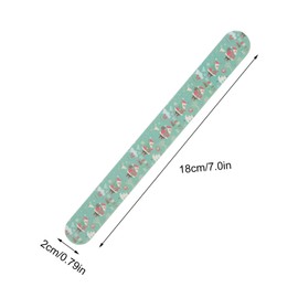FRCOLOR 12pcs Christmas Nail Files for Manicure Pedicure Festive Grit Tools for Nail Art Lightweight Portable for Salon Use Home Grooming