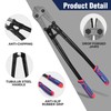 WORKPRO 24" Bolt Cutter, Chrome Molybdenum Steel Blade, Heavy Duty