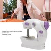 Portable Sewing Machine, Mini Sewing Machine with Handle 12 Stitches