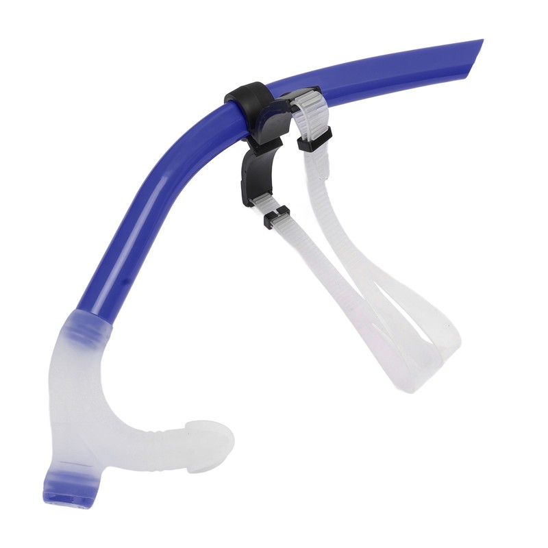 Swimming Snorkel Reduced Drag Silicone Swimming Breathing Tube with Adjustable