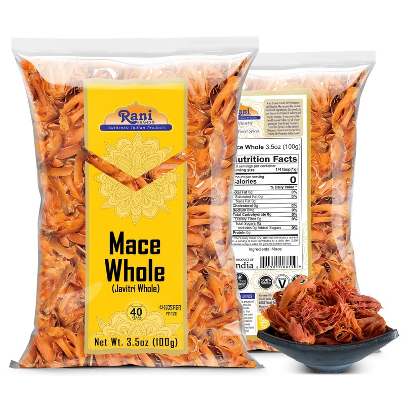 Rani Mace Whole (Javathri), Spice 3.5oz (100g) ~ All Natural