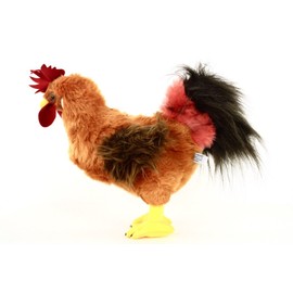 Teddys Rothenburg Hansi Cuddly Toy Rooster 33 cm Standing Brown Plush Toy Plush Rooster