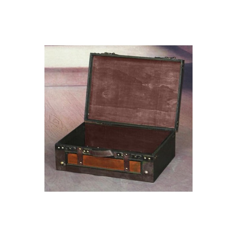 Old Style Suitcase With Stripes - 13"